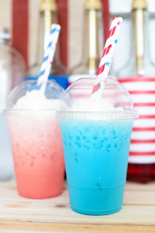 Whip up these fun and festive Patriotic Italian Sodas for the 4th of July or anytime you want a refreshing summer treat!