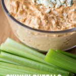 This Skinny Buffalo Chicken Dip allows you to indulge in all the taste of the football season without the guilt!