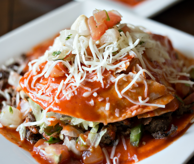 These Sonoran Stacked Tacos are delicious and easy to make! A family favorite!