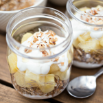 These Piña Colada Parfaits are the perfect combination of delicious coconut yogurt, toasted coconut granola and new DOLE Jarred Pineapple Chunks!