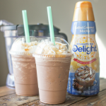 This homemade Salted Caramel Mocha Frappuccino tastes like the REAL THING and is a fraction of the cost. Make your favorite coffeehouse drinks at home!