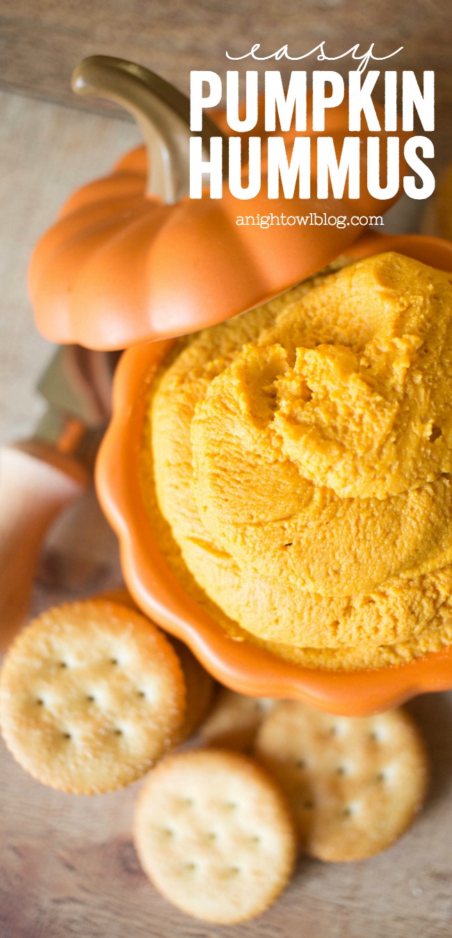 This Easy Pumpkin Hummus with RITZ Crackers are the perfect way to welcome and savor all the flavors of fall!