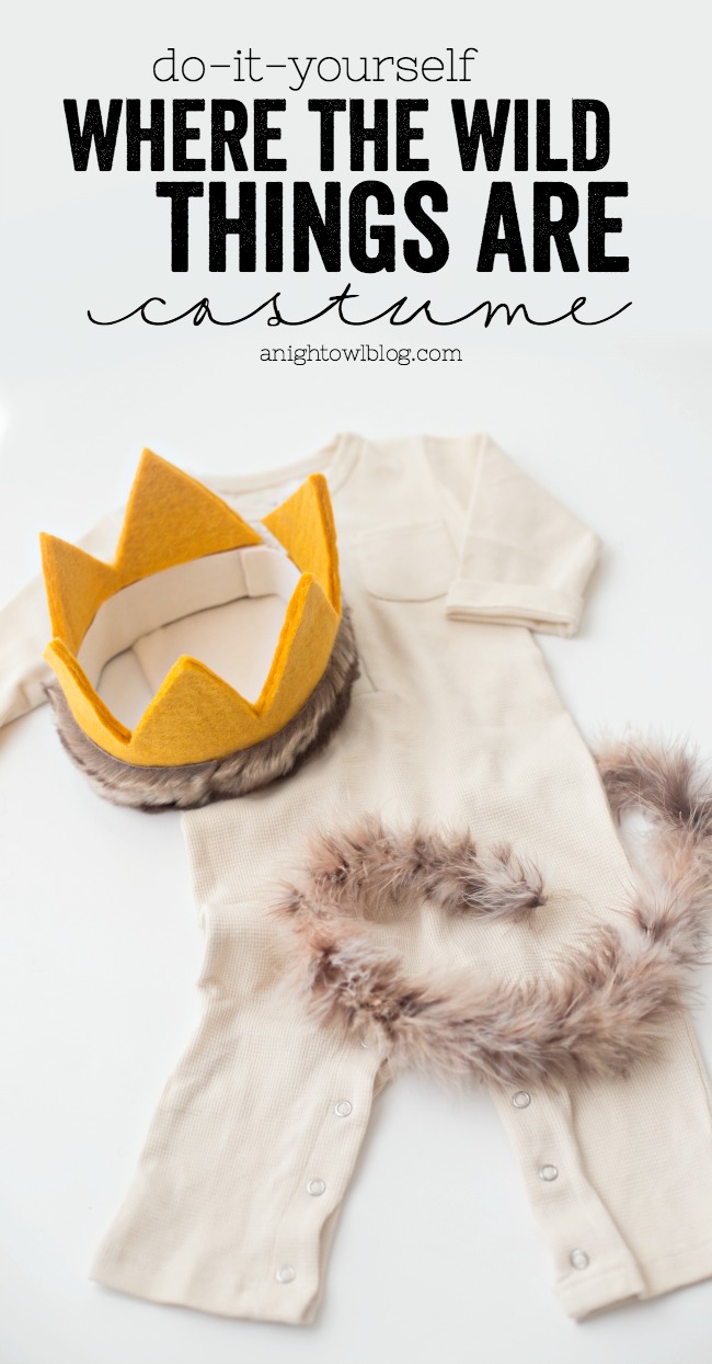 This DIY Where the Wild Things Are Costume is adorable, easy and no-sew! Make it for a fraction of the cost of a commercial costume with supplies from Michaels Stores.