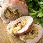 During the busy holiday season, this Easy Stuffed Pork Tenderloin is a delicious, quick and easy dinner you can make in just 30 minutes! It will be a new family favorite!