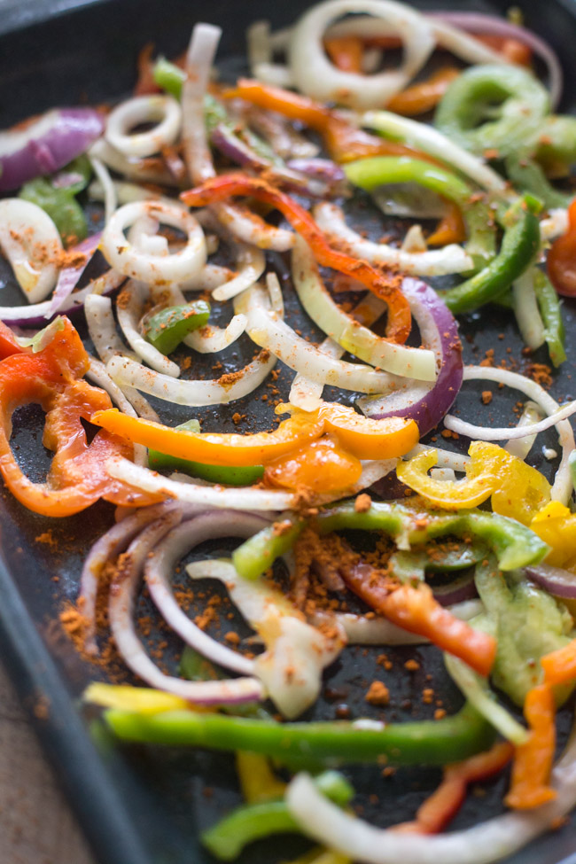 These Fire Grilled Sheet Pan Fajitas are packed full of flavor and are ready in just 20 minutes! 