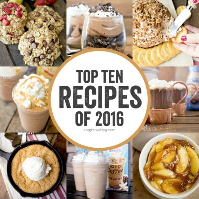 A collection of the best recipes of 2016 at www.anightowlblog.com!