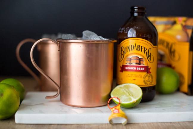 Inspired by Academy Awards Best Picture Nominee Moonlight, this Moonlight Miami Mule Cocktail is a delicious tropical twist on a classic mule and perfect for serving at your Oscars party this year!