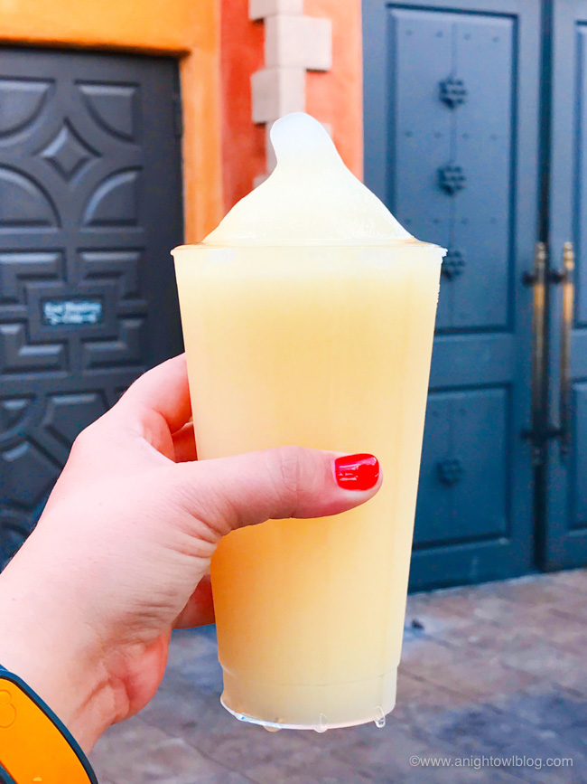 Guide to Drinking Around the World at EPCOT: Lime Frozen Margarita from La Cantina de San Angel, Mexico Pavilion #Epcot #WaltDisneyWorld