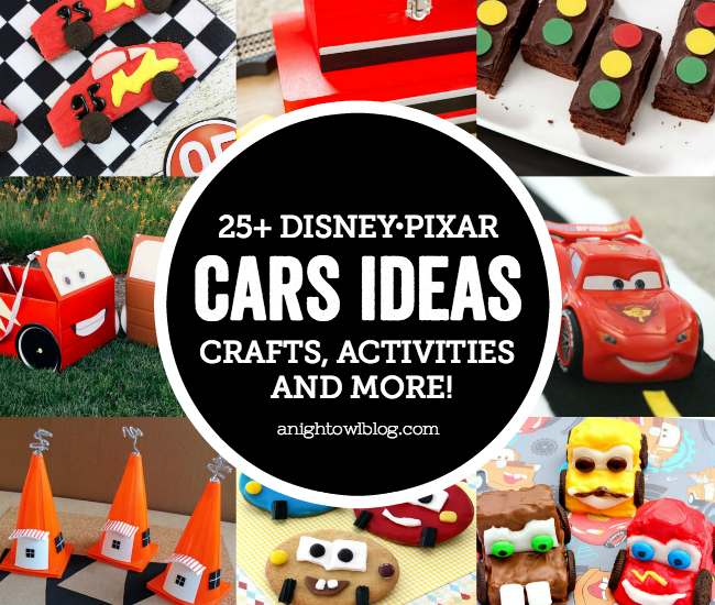 Excited for Disney•Pixar's Cars 3? Keep your kids busy having fun all summer with these FUN and easy Disney Pixar Cars Ideas – Crafts, Activities and More!