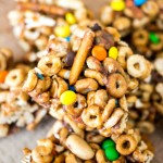These Easy Monster Cereal Bars with Cheerios are an easy and delicious snack - perfect for those hungry after school bellies!