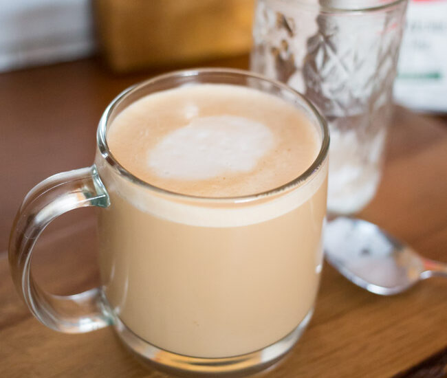 Upgrade your morning with an easy homemade Mason Jar Vanilla Latte with Seattle’s Best Coffee®.