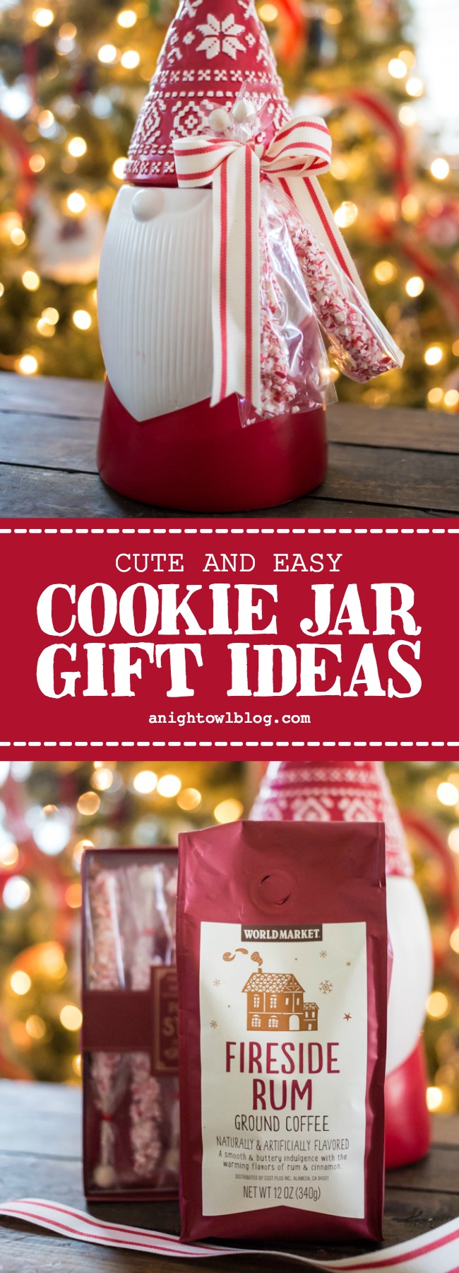 Fun and easy Cookie Jar Gifts for Christmas from Cost Plus World Market!!