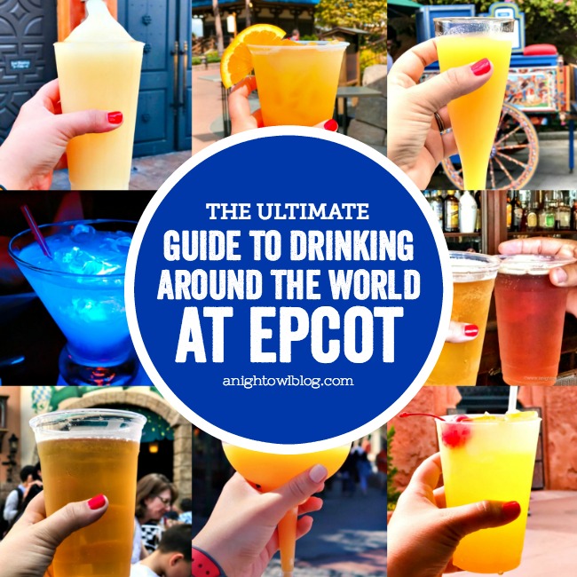 From Magical Stars Cocktails to Lime Frozen Margaritas, follow our Guide to Drinking Around the World at EPCOT in Walt Disney World!
