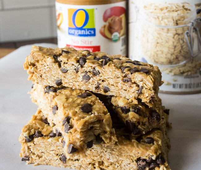 Get on the road to better snacking with these No Bake Homemade Organic Granola Bars made with O Organics® from Albertsons and Safeway stores.