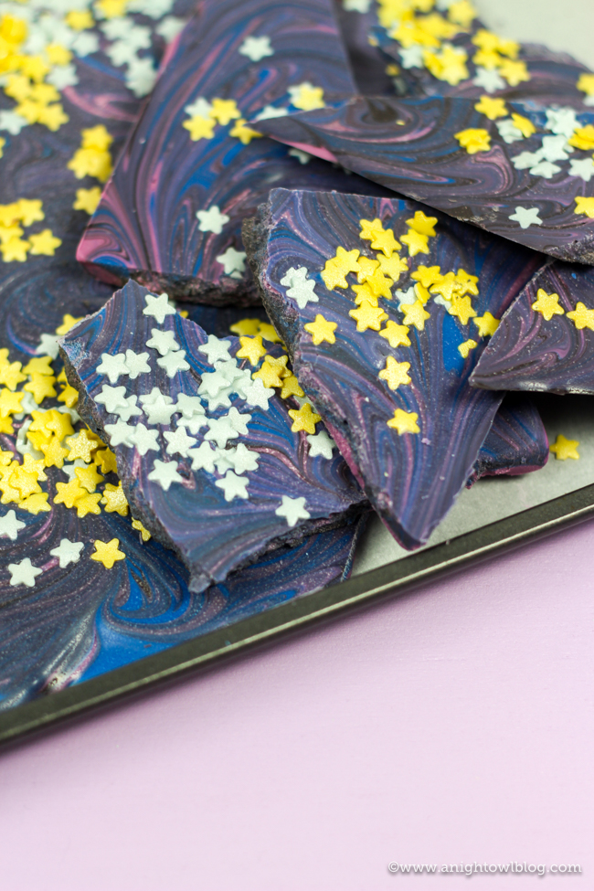 Buy “A Wrinkle in Time” on 4K Ultra HD, Blu-ray or DVD today and whip up some Galaxy Candy Bark for an out of the world family movie night! #WrinkleinTime