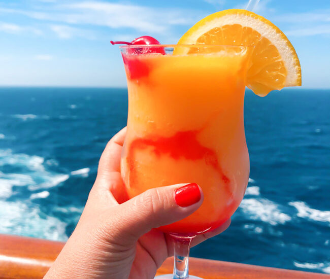 From The Fun Ship to a Kiss on the Lips, check out the Top Ten Carnival Cruise Drinks to Order on your next Carnival Cruise! #CruisingCarnival