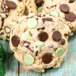 These Andes Mint Chip Cookies stuffed with chocolate chips and Andes Mint Chips are the perfect for the mint lover.