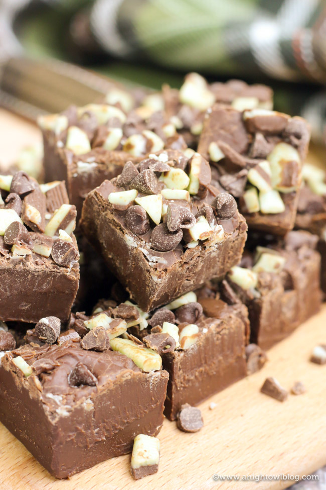 This Andes Mint Fudge Recipe is a delicious and easy treat perfect for the mint chocolate fan!