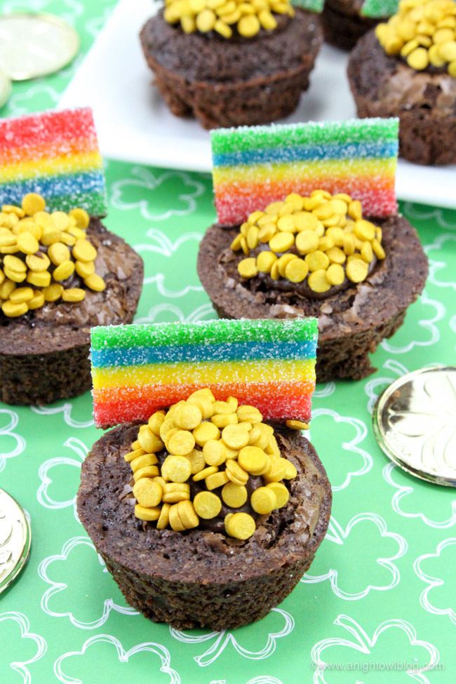 These St. Patrick's Day Brownie Treats are so cute and a breeze to make with just a few store-bought ingredients.