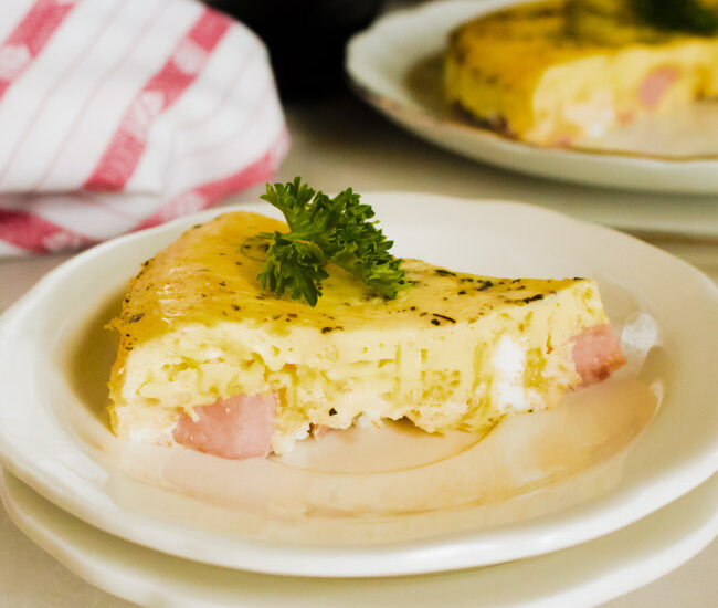 Perfect for breakfast or brunch, whip up a delicious and easy Instant Pot Ham and Cheese Frittata in just minutes!