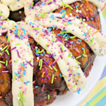 Perfect for Unicorn Breakfasts, Unicorn Parties or Unicorn Lovers in general, bake up a batch of this delicious and festive Unicorn Monkey Bread!