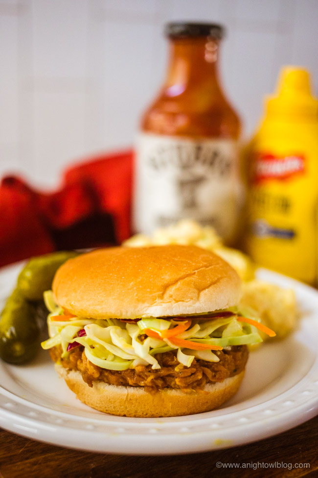 Stubbs BBQ Pulled Pork with Tangy French's Mustard Slaw
