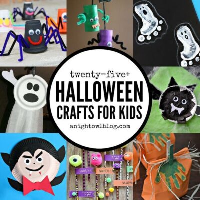 This list of Halloween Crafts for Kids is perfect to keep them creating this time of year!