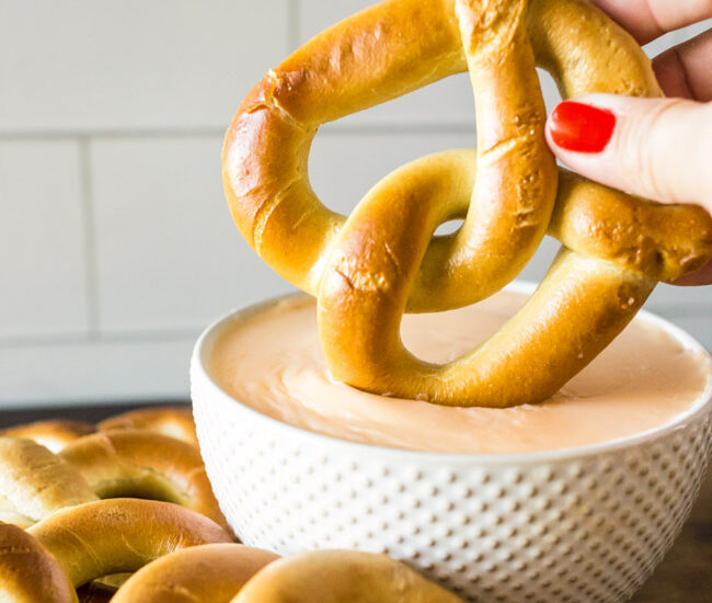Made with just a few simple ingredients, this Easy Beer Cheese Dip is easy to make and a delicious appetizer your guests will love!